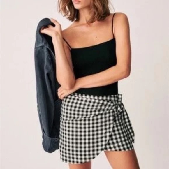 Sezane Dresses & Skirts - Checkered Sezane Skirt Size 36